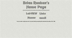 Desktop Screenshot of brianrenken.com