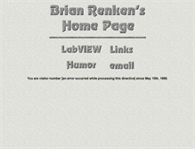 Tablet Screenshot of brianrenken.com